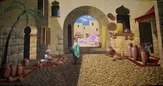 Picture of Backdrop Arabian Street Market 12m x 6m