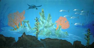 Picture of Underwater Fantasy - Backdrop - Turtle 12m W x 6m H