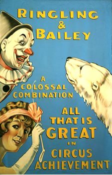 Picture of Poster Ringling & Bailey Circus  3m x 2m