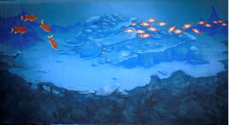 Picture of Backdrop Underwater Fantasy: Coral Reef Fish  12m x 6m