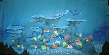 Picture of Backdrop Underwater Fantasy: Shark  12m x 6m