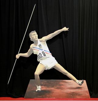 Picture of Cutout Javelin Thrower 