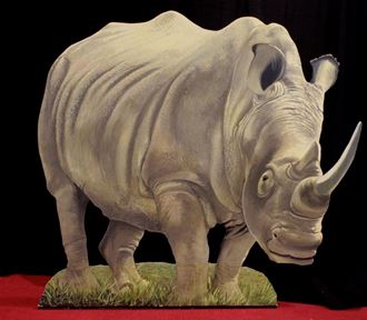 Picture of Cutout Rhinoceros 
