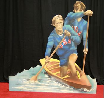 Picture of Cutout Canoeist 