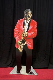 Picture of Cutout Jazz Band Sax Player 
