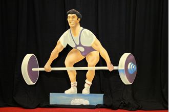 Picture of Cutout Olympic Weightlifter 
