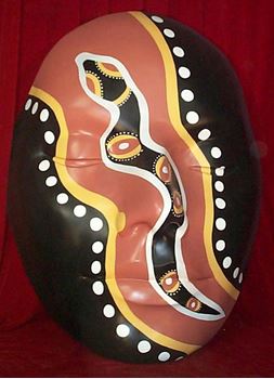 Picture of Mask - Aboriginal style Serpent 