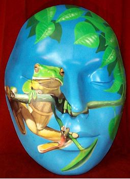 Picture of Mask - Green Frog 