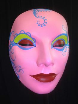Picture of Mask - Pink/ Red Lips 