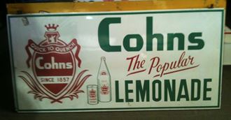 Picture of Sign Cohns Lemonade  Large