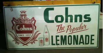 Picture of Sign Cohns Lemonade  Large