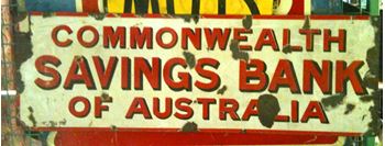 Picture of Sign Commonwealth Bank 