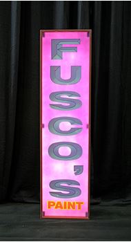 Picture of Sign Fusco Paint Backlit 