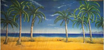 Picture of Tropical Beach #1 - Backdrop - 7.2m W x 3.3m H