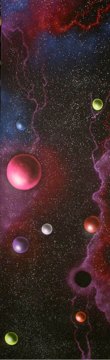 Picture of Space Wall 1 Drop 6mx2m