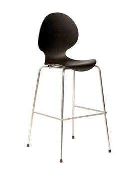 Picture of Poly Vogue Stool Black
