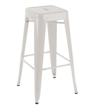 Picture of Tolix Style Stool White
