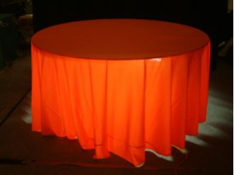 Picture of Tablecloth Orange 3.3m Round 