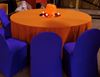 Picture of Tablecloth Orange 3.3m Round 