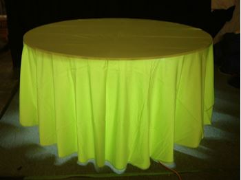 Picture of Tablecloth Lime Green 3.3m round