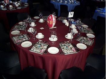 Picture of Tablecloth Maroon 3.3m round