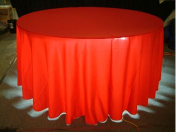 Picture of Tablecloth Red  3.3m round