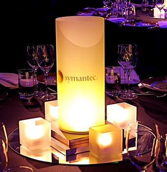 Picture of Centrepiece  LED Cylinder Logo