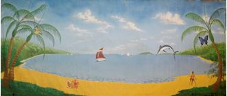 Picture of  Tropical Beach #2 -Backdrop-  10m W x 4.2m H