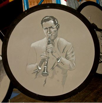 Picture of Jazz Portrait Benny Goodman 1.8m round