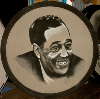 Picture of Jazz Portrait Duke Ellington 1.8m round