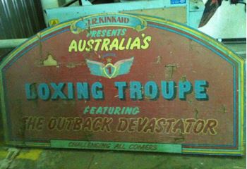 Picture of Sign Vintage Boxing