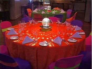 Picture of Tablecloth Orange Faux Fur 3m sq