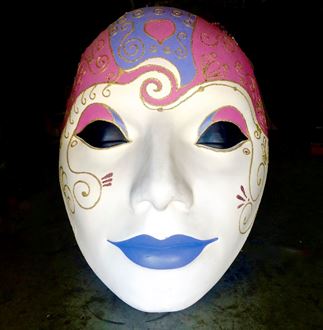 Picture of Mask - Pink / Blue Lip
