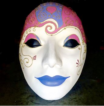 Picture of Mask - Pink / Blue Lip