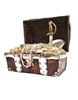 Picture of Replica Pirate Treasure chest with treasure 