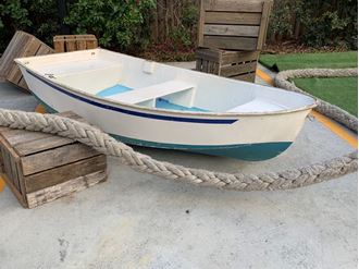 Picture of Dinghy- blue and white fibreglass 2.4m L X 1.2m W
