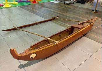 Picture of Outrigger Canoe - Wooden