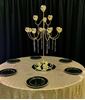 Picture of Candelabra - Gold 12 Branch with Gold crackle tea light holder