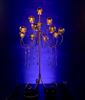 Picture of Candelabra - Gold 12 Branch with Gold crackle tea light holder