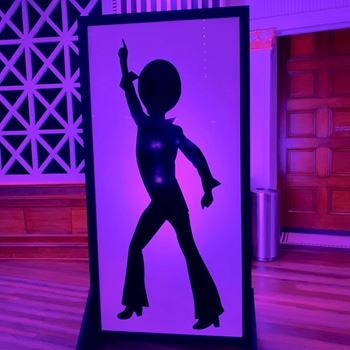 Picture of DISCO Dancer panel - backlit