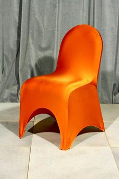 Picture of Chair Cover Orange Lycra 