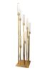 Picture of Candelabra - Gold 8 upright stem tea light holder