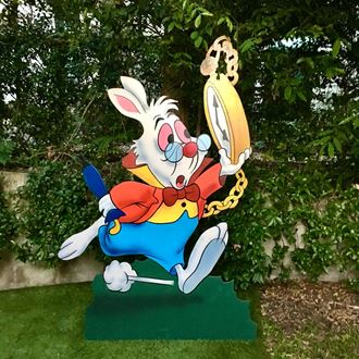 Picture of Cutout White Rabbit 
