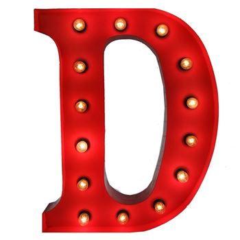 Picture of  Marquee Letter - D