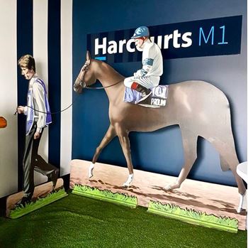 Picture of Cutout Horse, Jockey & Steward