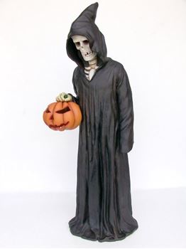 Picture of Grim Reaper Soul Taker with Pumpkin lamp