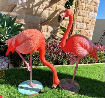 Picture of Flamingo Statues