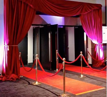Picture of Red Curtain Entrance