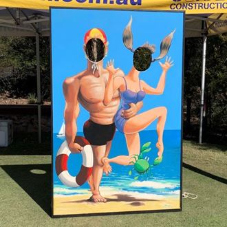 Picture of Beach themed Photo Board 