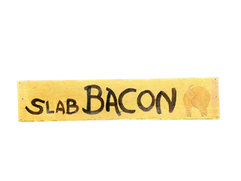 Picture of "Slab Bacon" Sign